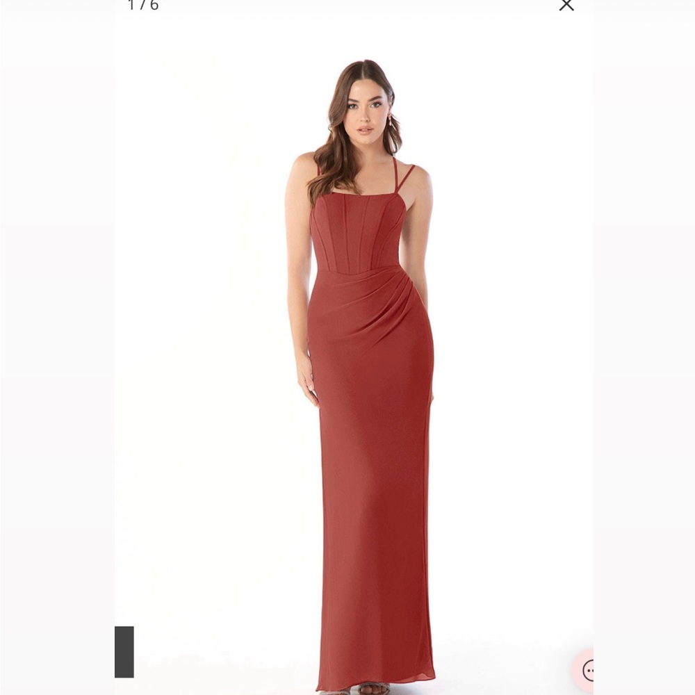 Bridesmaid dress- color terracota